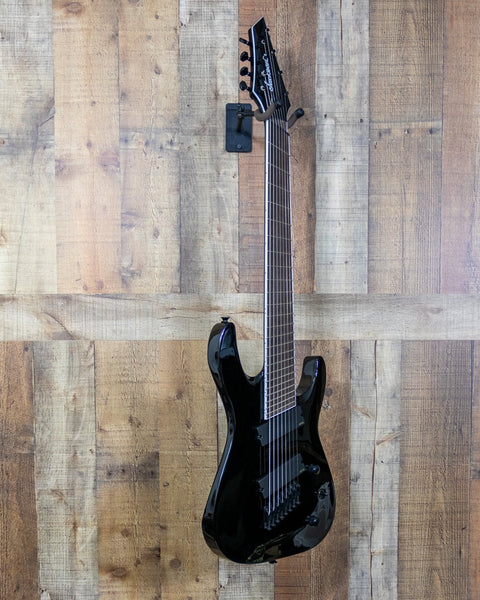 Jackson X Series Soloist SLAT8 Multi-Scale Black 8 String Guitar
