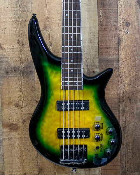 Jackson JS3QV Spectra Bass Alien Burst - Boothe Music