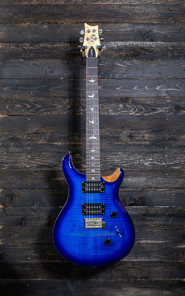 PRS SE Custom 24 Faded Blue Burst - Boothe Music