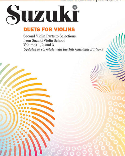Suzuki Duets For Violins Vol.1 2 & 3
