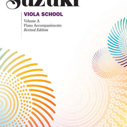 Suzuki Viola School Vol.A (Book 1 & 2) Piano Accompaniment Revised Edition