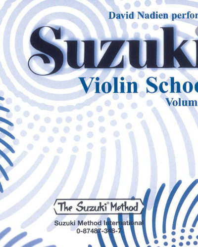 Suzuki Violin School Vol.3 CD
