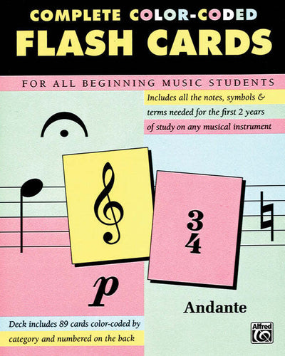 Complete Color-Coded Flash Cards