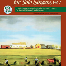 Folk Songs Solo Singers 1 Med.Low w/CD