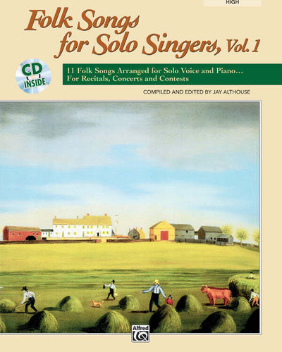 Folk Songs for Solo Singers w/CD High