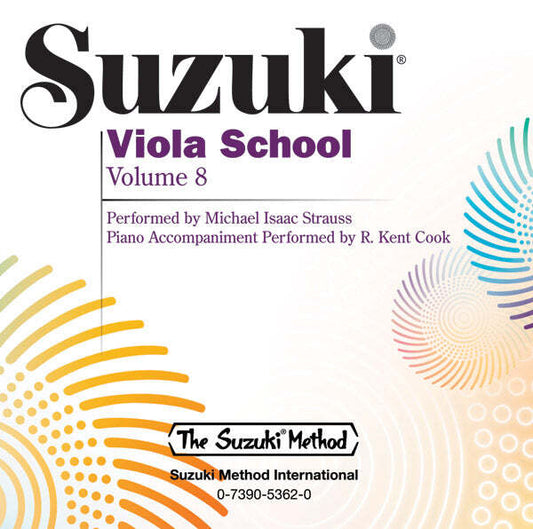Suzuki Viola School Volume 8 CD Only