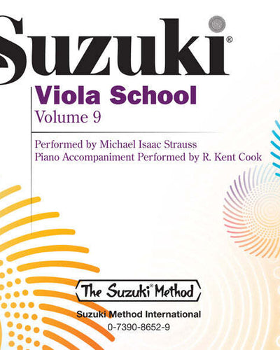 Suzuki Viola School Volume 9 CD
