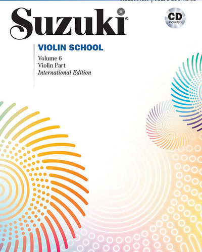 Suzuki Violin School Vol.6 Book and CD