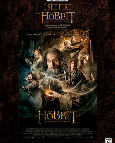 I See Fire Easy Piano - The Hobbit