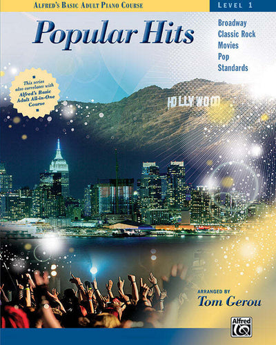 Alfred's Basic Adult Piano Course: Popular Hits Level 1