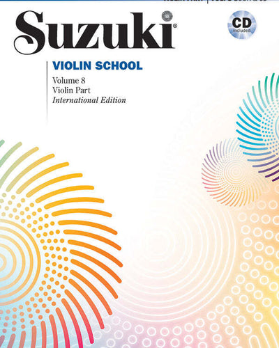 Suzuki Violin School Vol.8 Bk/CD