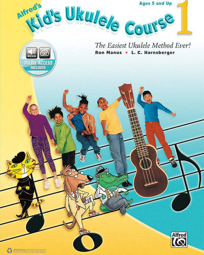 Alfreds Kids Ukulele Course Bk1 w/Audio