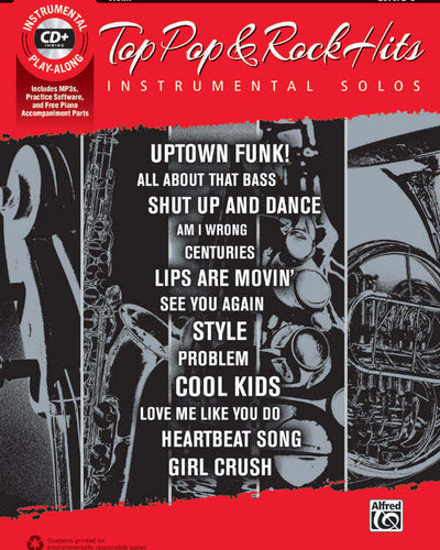 Top Pop & Rock Hits Violin w/CD