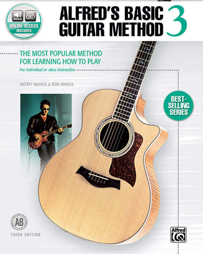 Alfred Basic Guitar Method Bk.3 w/Online Audio