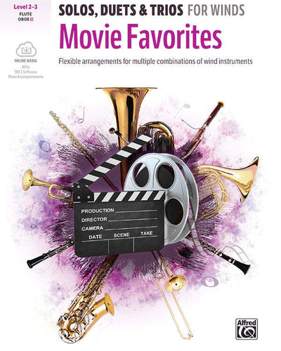 Solos Duets & Trios for Winds: Movie Favorites Flute Oboe