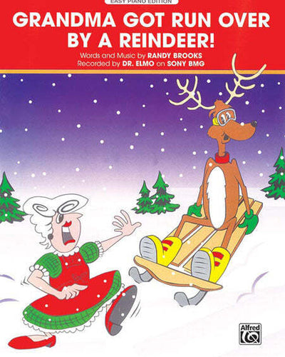 Grandma Got Run Over by a Reindeer Easy Piano