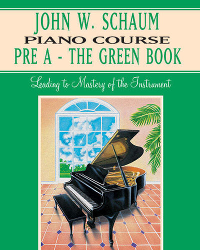 Schaum Piano Course Pre-A The Green Book