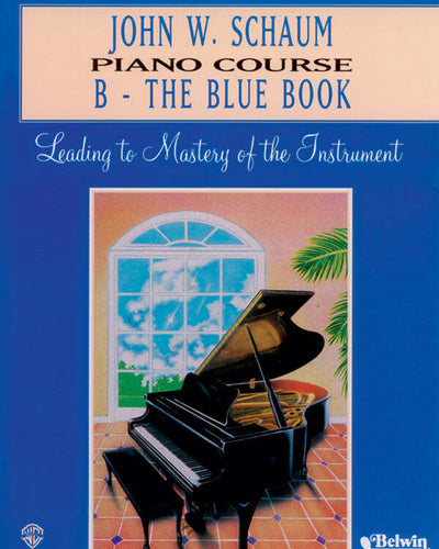 Schaum Piano Course B The Blue Book