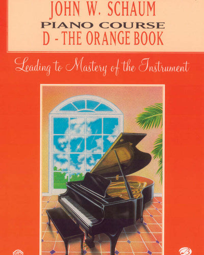 Schaum Piano Course D The Orange Book