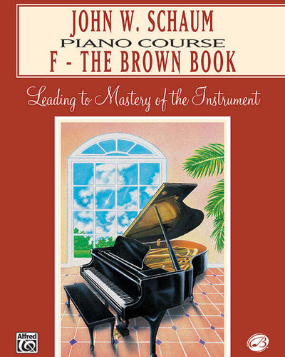Schaum Piano Course F The Brown Book