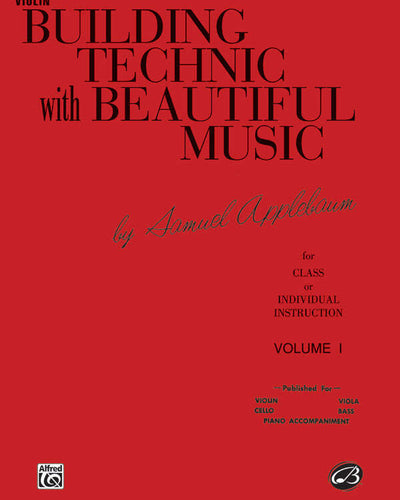 Building Technique w/Beautiful Music Bk1 Violin