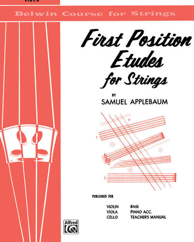 First Position Etudes for Strings Viola