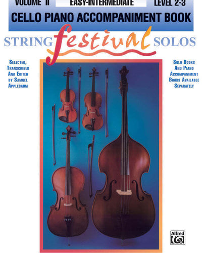 String Festival Vol.2 Cello Piano Accompaniment