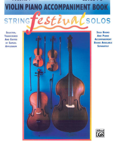 String Festival Vol.1 Violin Piano Accompaniment