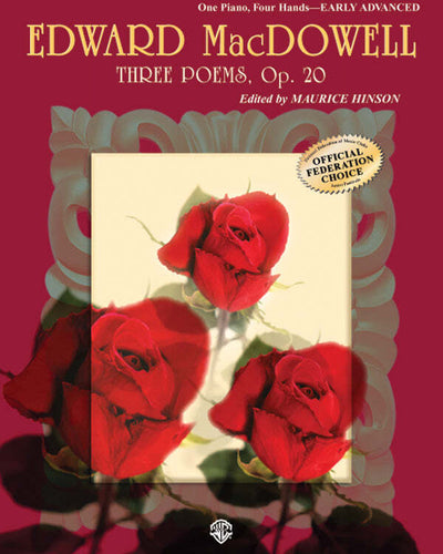 Three Poems Op.20 by E.MacDowell 1P4H 2020 VD1 VD2