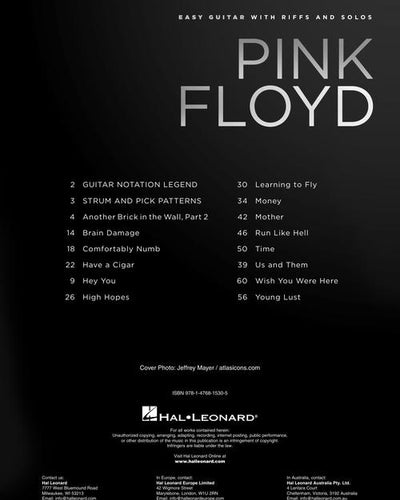 Pink Floyd Easy Guitar