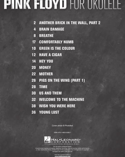 Pink Floyd for Ukulele