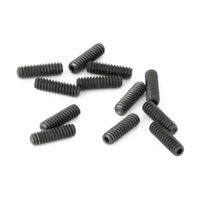 Fender Screw Set Saddle Intonation Screws Black 40x3/8 hx cup (12)