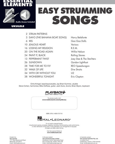 Essential Elements Ukulele - Easy Strumming Songs