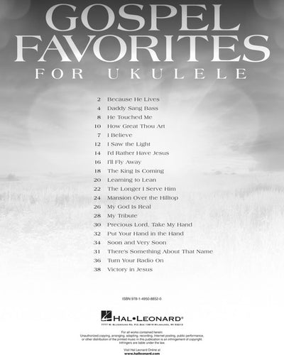Gospel Favorites for Ukulele