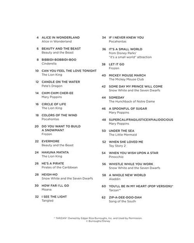 Disney Songs for Violin Duet