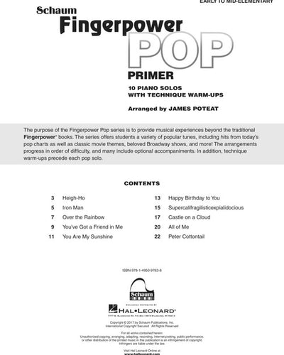 Fingerpower Pop Primer