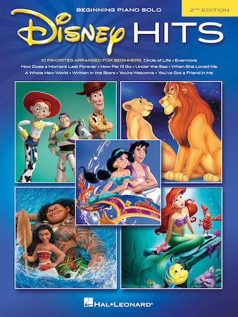 Beginning Piano Solos Disney Hits