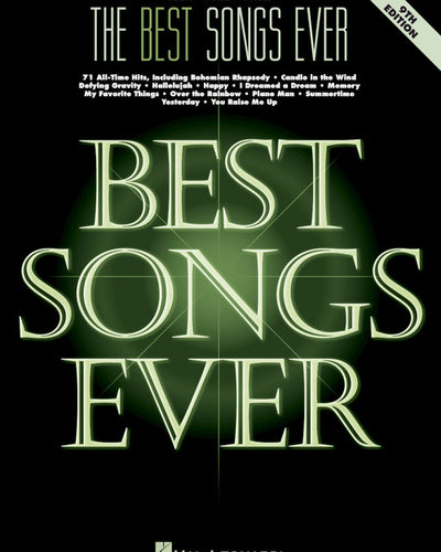 The Best Songs Ever 9th Edition PVG