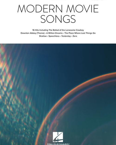 Modern Movie Songs 3rd Edition Big Note