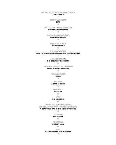 Modern Movie Songs 3rd Edition Big Note