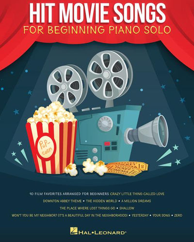 Hit Movie Songs Beginning Piano Solo