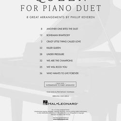 Queen for Piano Duet