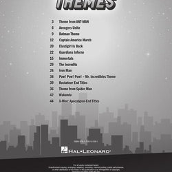 Superhero Themes for Beginning Piano Solo