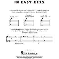 Piano Ballads - In Easy Keys