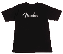 Fender Spaghetti Logo Black 3XL