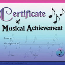 Certificate of Musical Achievement