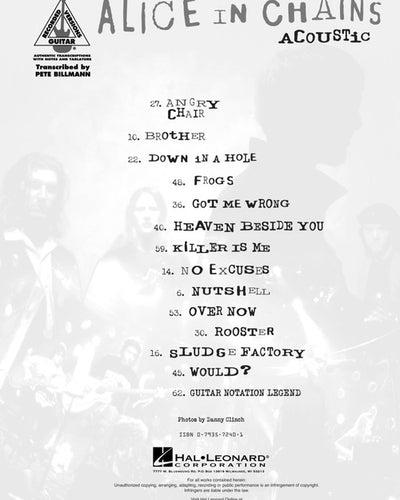 Alice in Chains Unplugged Acoustic