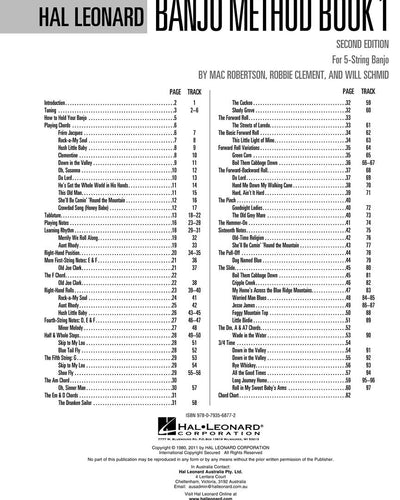 Hal Leonard Banjo Method Bk.1 w/Audio