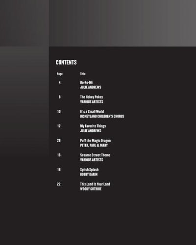 Children's Songs for Ukulele