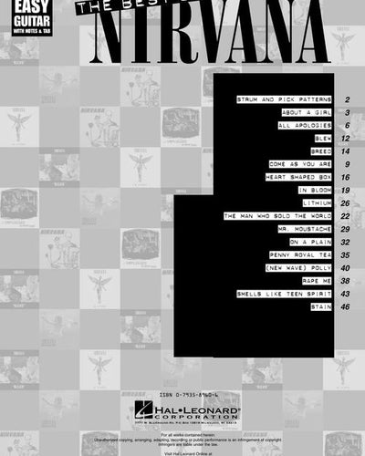 The Best of Nirvana Easy Guitar